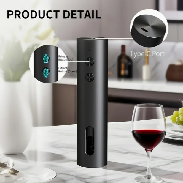 Rechargeable Electric Wine Opener Gift Set product image 6