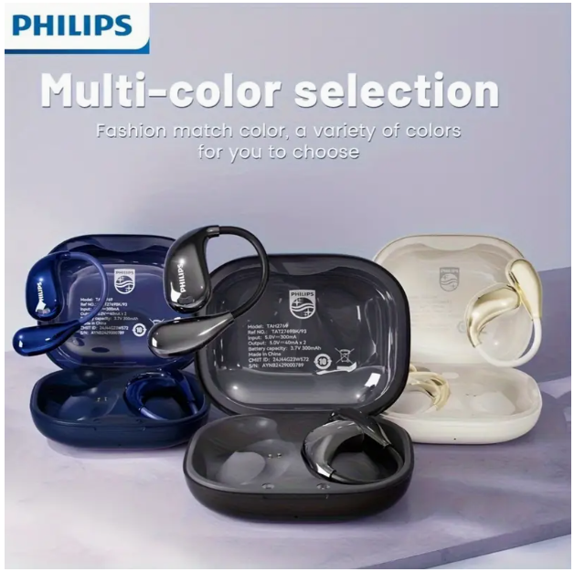 Wireless ANC Touch-Control Earbuds for Philips – Panoramic Sound, USB-C Charging, Sport & Daily Use
