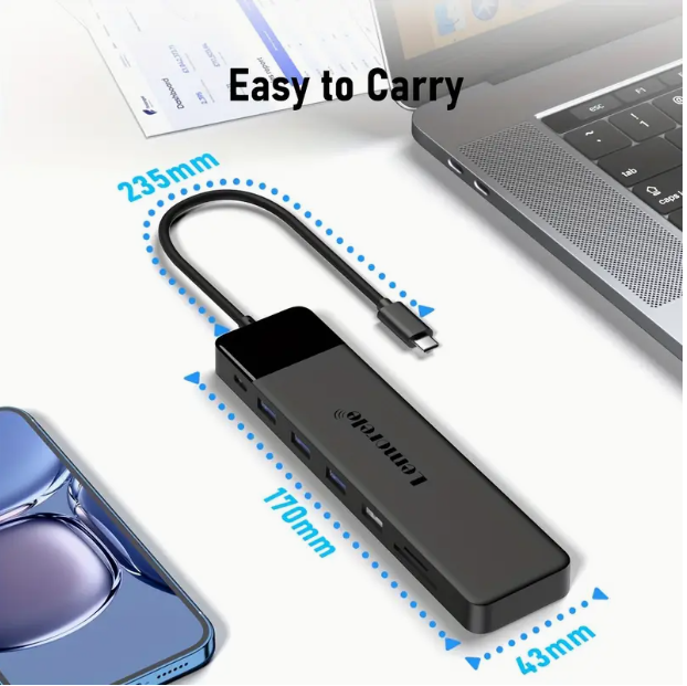 13-in-1 USB-C Hub Docking Station – 4K HDMI, VGA, Ethernet & Multi-Port Adapter