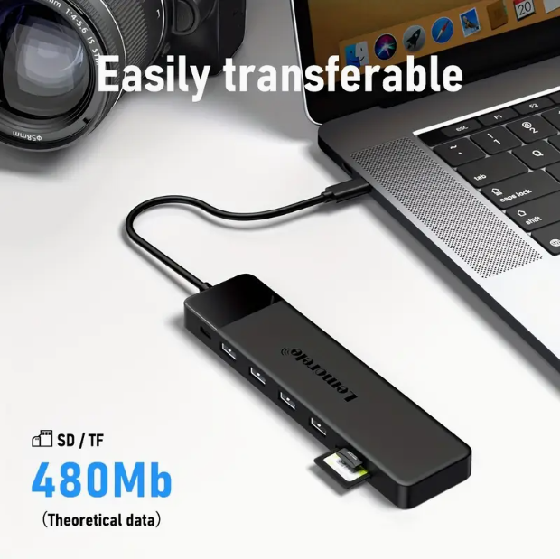 13-in-1 USB-C Hub Docking Station – 4K HDMI, VGA, Ethernet & Multi-Port Adapter
