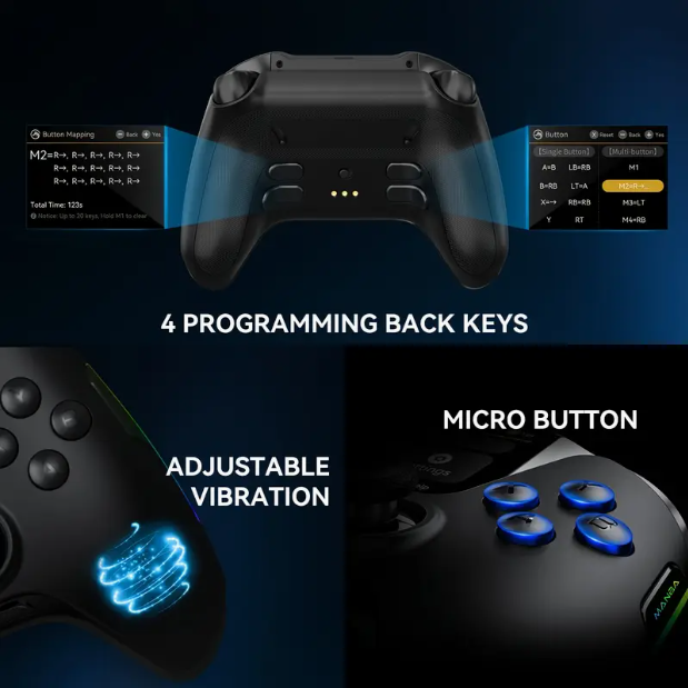 No Drift Interactive Screen Gaming Controller — Touch & Motion Input