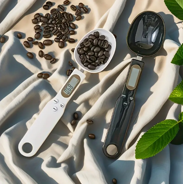 Digital Kitchen Scale Spoon – 0.1 g Precision up to 500 g, LCD Display