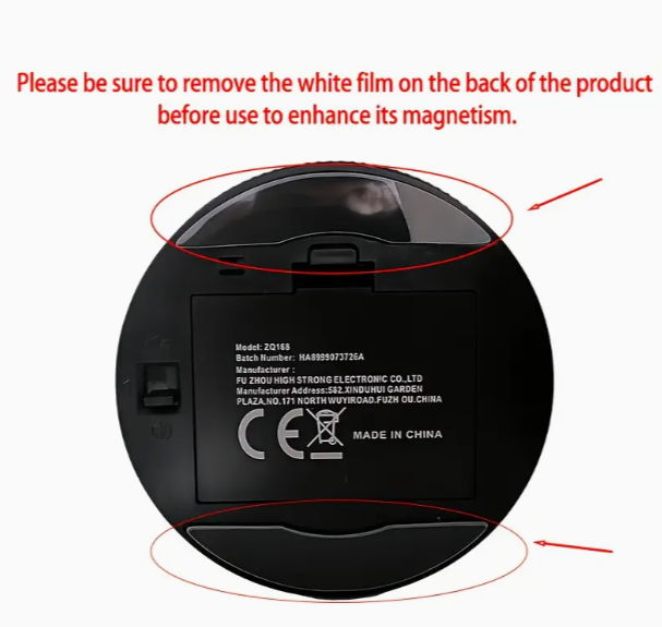 Magnetic Digital Kitchen Timer with LED Display – 0–9999 Minute Alarm Stopwatch