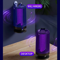 Silent Mosquito Lamp & Indoor Bug Zapper — Quiet Suction & Electric Shock