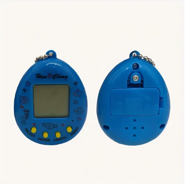 Retro Electronic Virtual Pet Keychain – Classic Handheld Digital Pet Toy