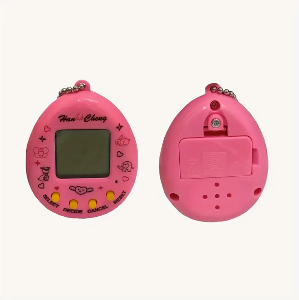 Retro Electronic Virtual Pet Keychain – Classic Handheld Digital Pet Toy