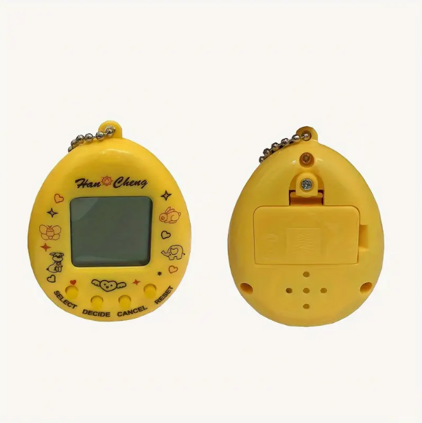 Retro Electronic Virtual Pet Keychain – Classic Handheld Digital Pet Toy
