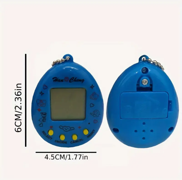 Retro Electronic Virtual Pet Keychain – Classic Handheld Digital Pet Toy