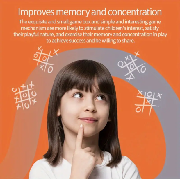 Portable ABS Puzzle Game – Travel Brain-Teaser