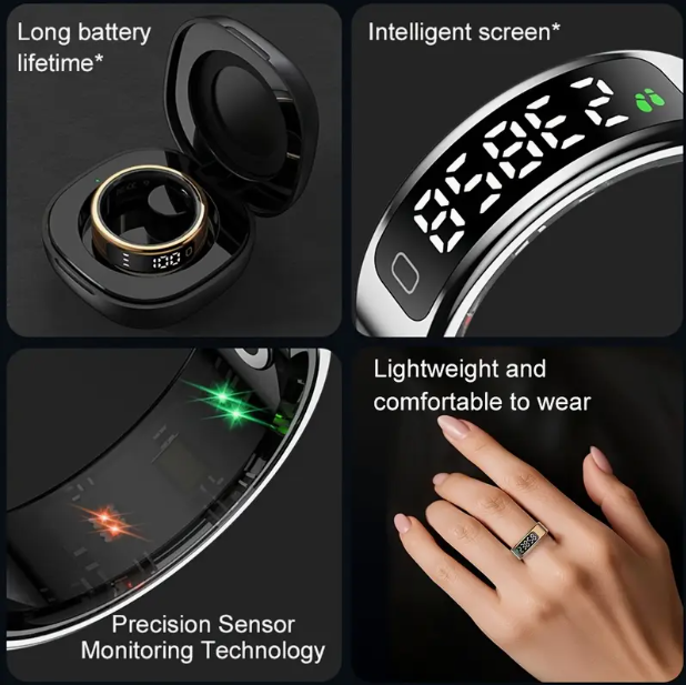Smart Ring – Waterproof Activity & Notification Tracker