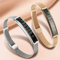 Smart Bracelet with Multi-Sport Tracking – Stainless Steel Fashion Smartwatch