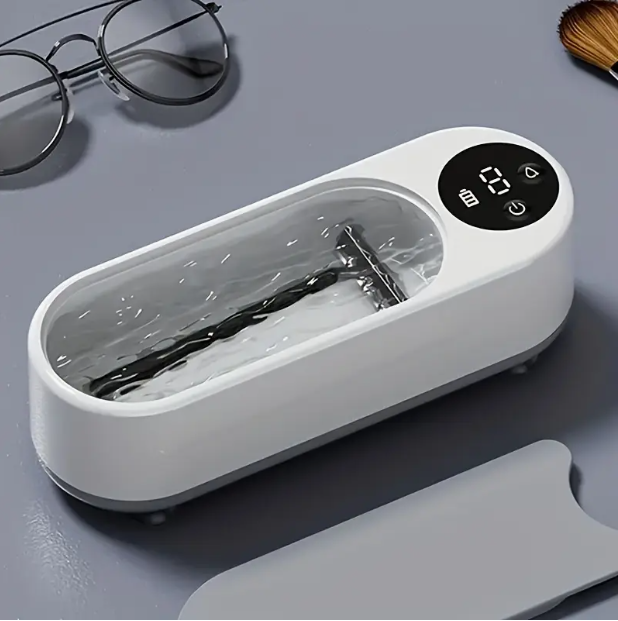USB Rechargeable Glasses & Jewellery Ultrasonic Cleaner – Portable Vibration Cleaning Machine
