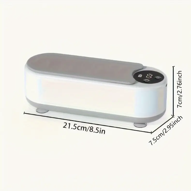 USB Rechargeable Glasses & Jewellery Ultrasonic Cleaner – Portable Vibration Cleaning Machine