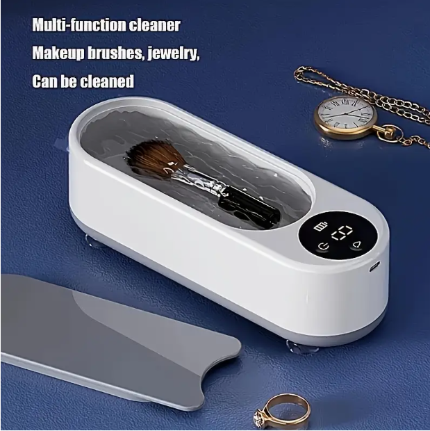 USB Rechargeable Glasses & Jewellery Ultrasonic Cleaner – Portable Vibration Cleaning Machine