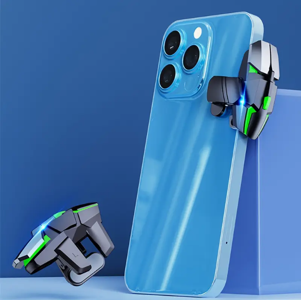 Mobile Game Trigger – Rapid-Fire Buttons with Anti-Slip Silicone Pads for iPhone & Android