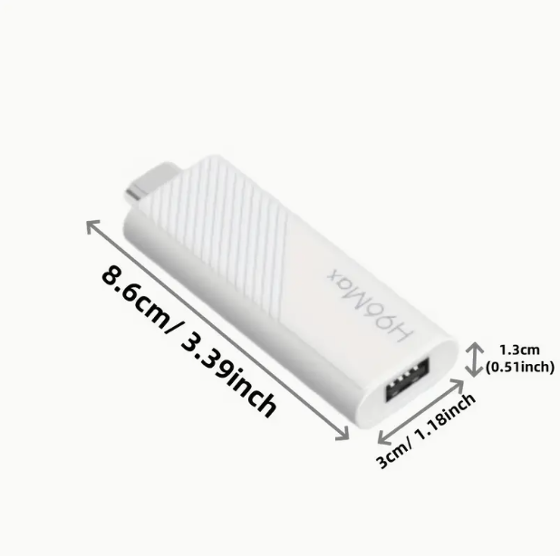 Android 14 TV Stick 4K WiFi 6 – Plug-&-Play UCS H313 Streaming Dongle