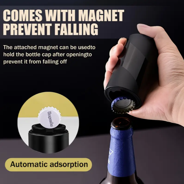 Heavy-Duty Push-Down Automatic Bottle Opener