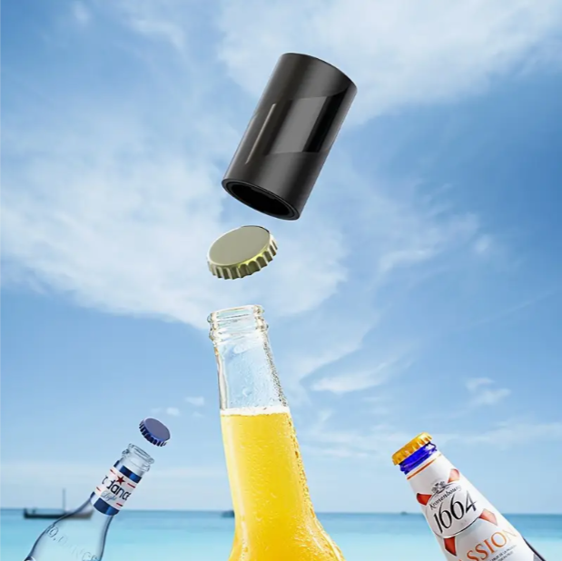 Heavy-Duty Push-Down Automatic Bottle Opener