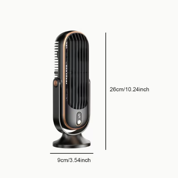Compact USB Rechargeable Desktop Fan – Portable Fan for Home & Office