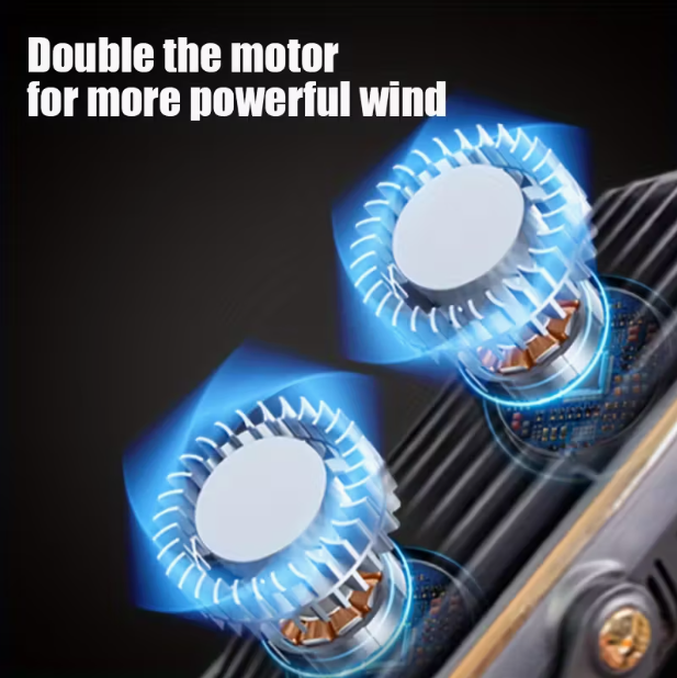 Compact USB Rechargeable Desktop Fan – Portable Fan for Home & Office