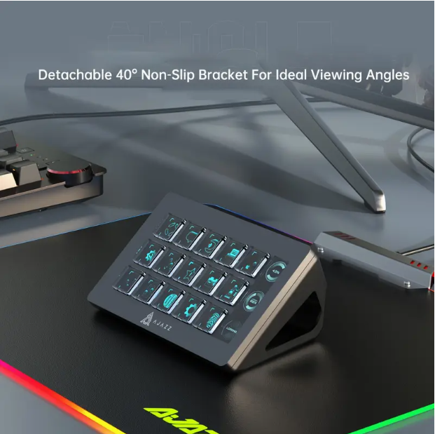 AKP153E Stream Controller (15‑Key Macro Panel) – Desktop Console for Live Streaming & Productivity