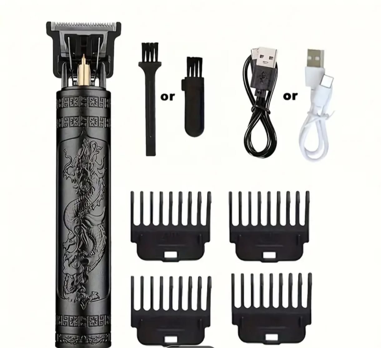 Men’s Cordless Hair Clippers – Precision Trimmer with USB Rechargeable Battery