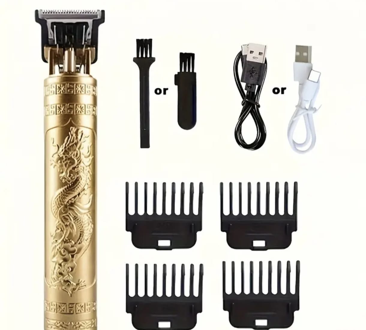 Men’s Cordless Hair Clippers – Precision Trimmer with USB Rechargeable Battery