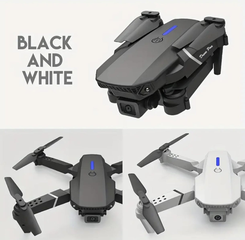 E88 Drone – HD Dual Camera, Foldable Design, Beginner Friendly