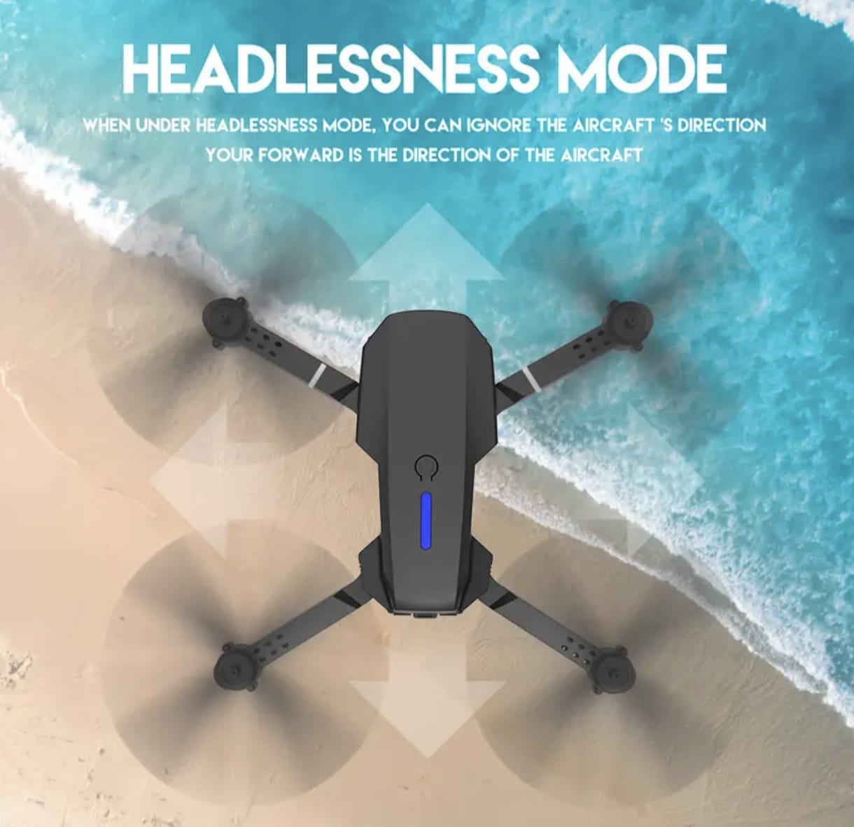 E88 Drone – HD Dual Camera, Foldable Design, Beginner Friendly