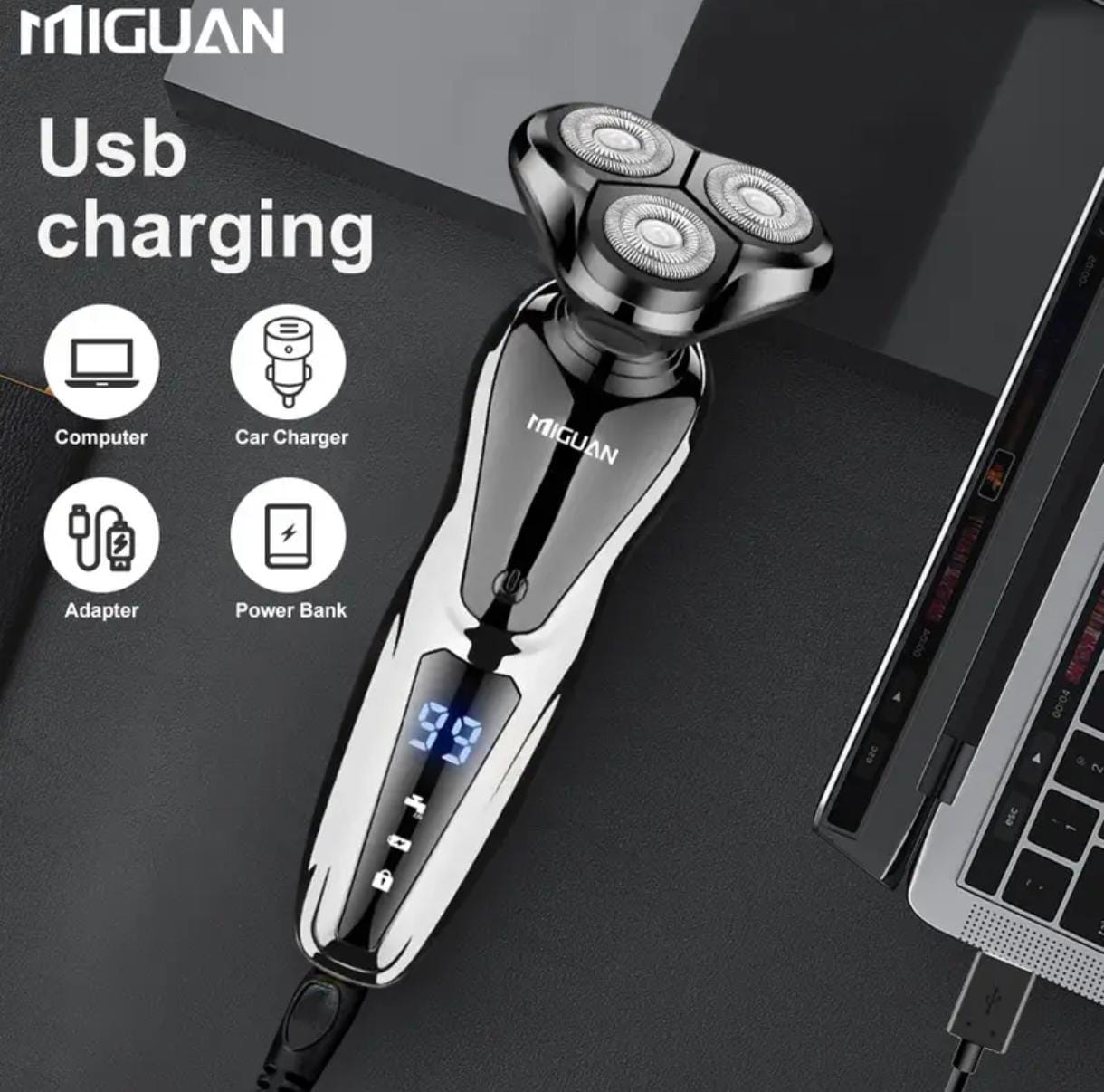 3-in-1 Electric Grooming Kit – Beard, Nose & Precision Trimmer
