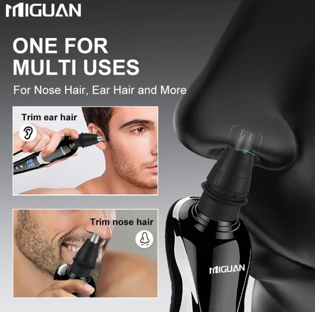 3-in-1 Electric Grooming Kit – Beard, Nose & Precision Trimmer