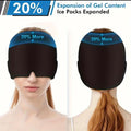 Relief Hat Cooling Gel Cap – Migraine, Puffy Eyes & Tension Head Wrap