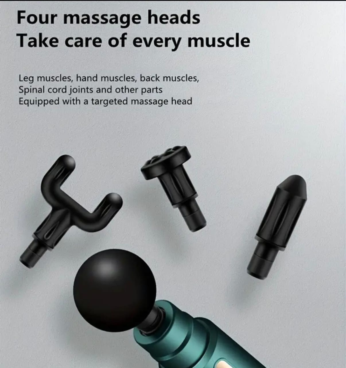 Mini Portable Neck & Body Massager – Rechargeable Fascia Gun, USB Charged, Ergonomic Grip