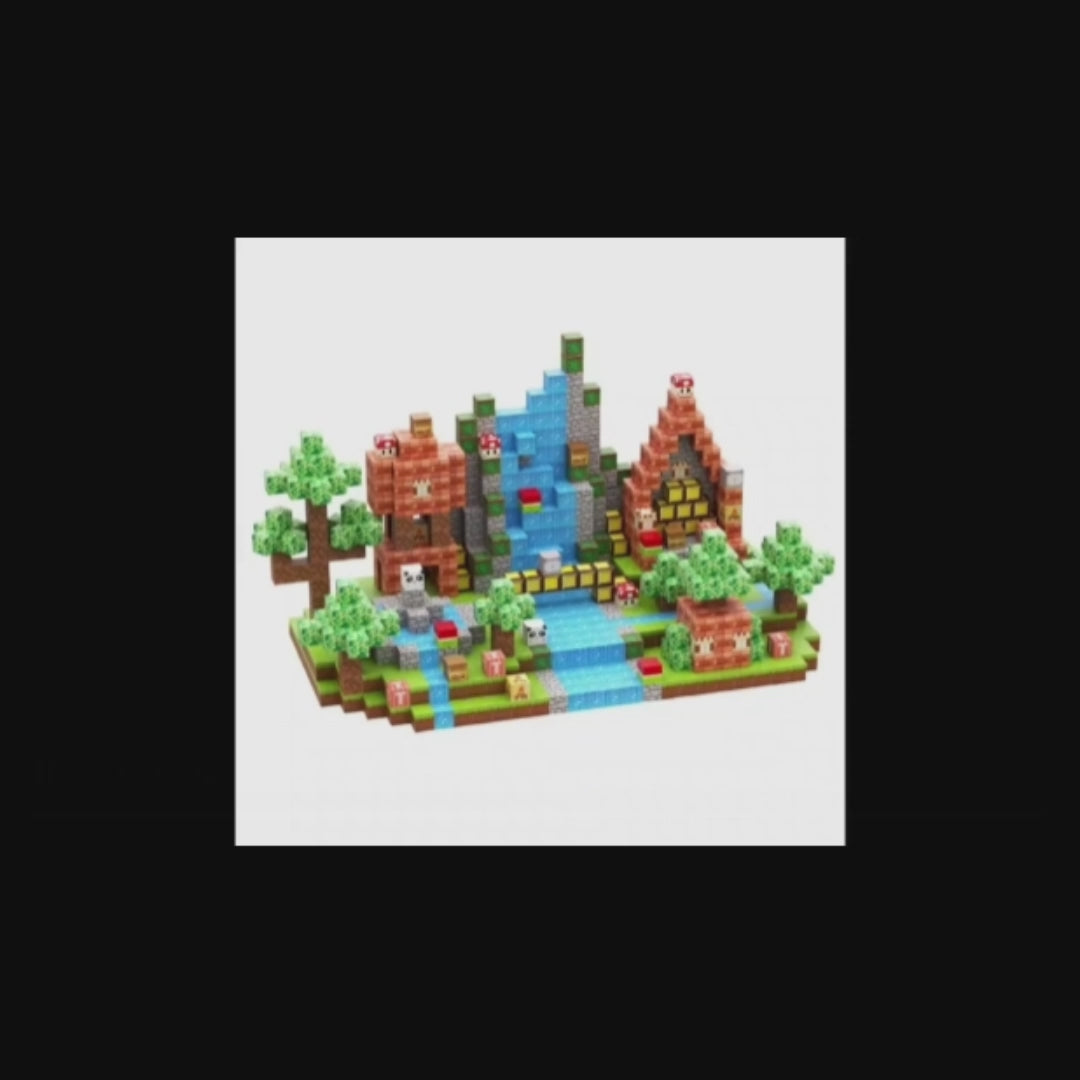 150-Piece Magnetic Building Block Set – STEM 3D Puzzle & Construction Kit