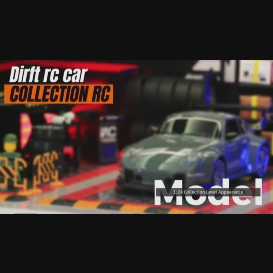 1:24-Scale 4WD Remote Stunt RC Car with Lights — 2.4 GHz Drift & Off-Road Toy