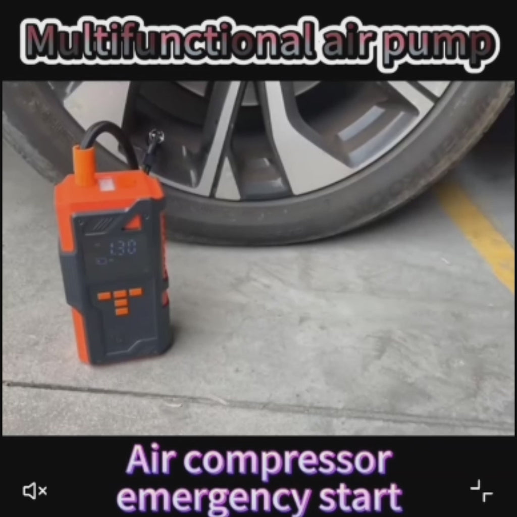 5-in-1 Portable Car Jump Starter & 150 PSI Digital Air Compressor