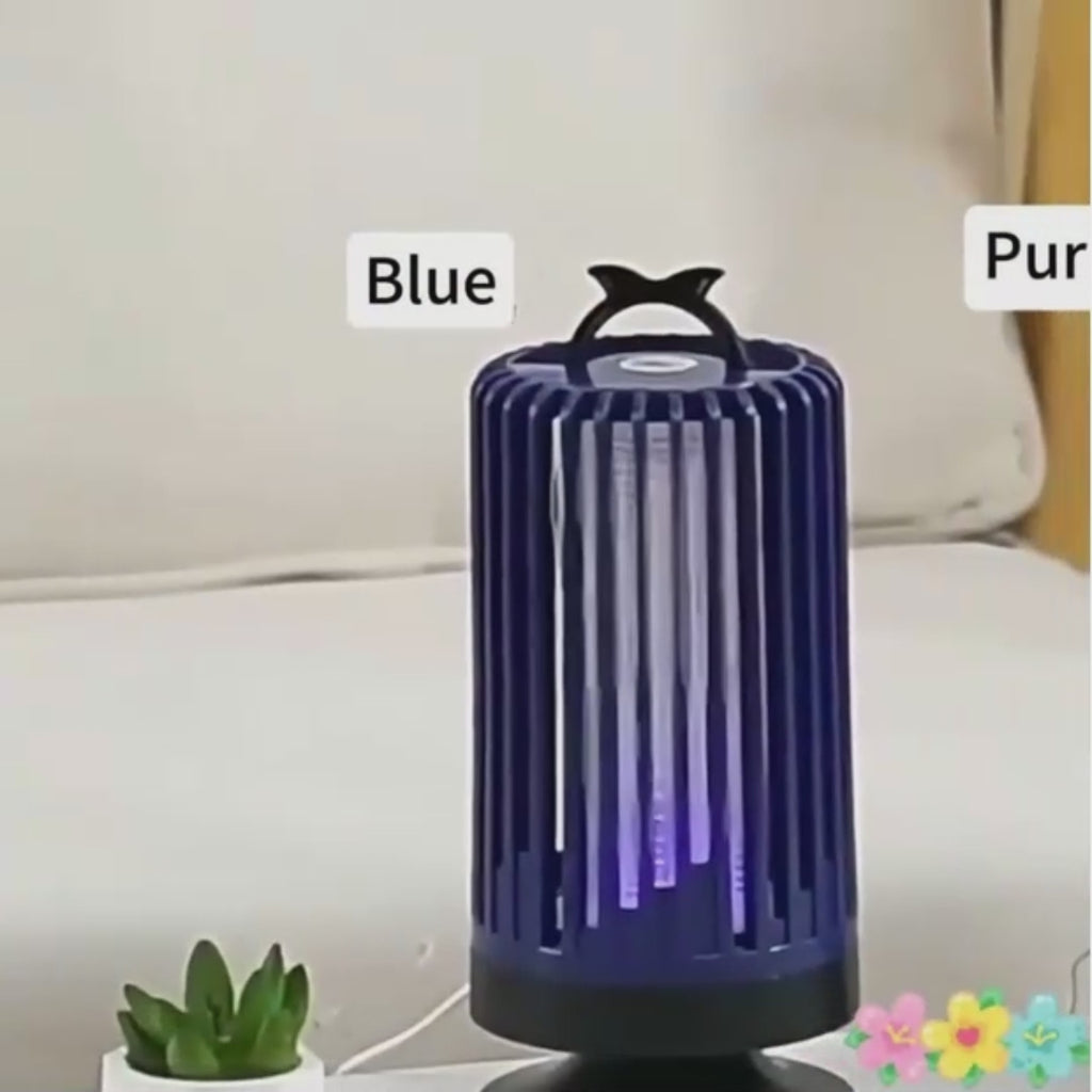 Silent Mosquito Lamp & Indoor Bug Zapper — Quiet Suction & Electric Shock