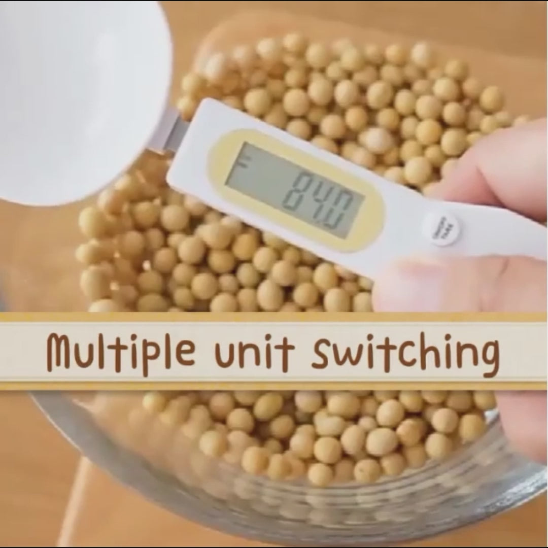 Digital Kitchen Scale Spoon – 0.1 g Precision up to 500 g, LCD Display